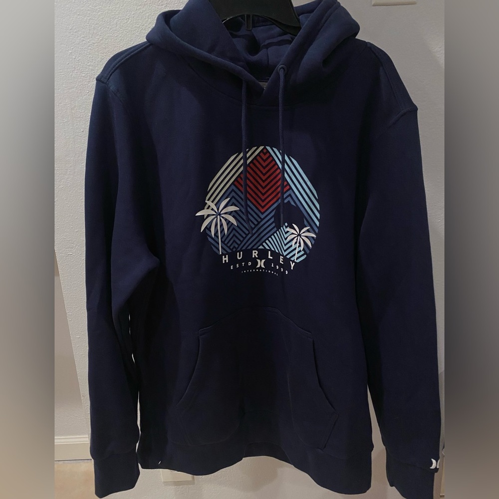 BRAND NEW! Men’s Hurley Hoodie Navy Sz. Large